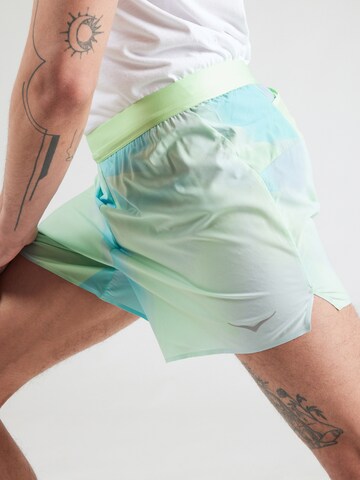 HOKA Regular Sports trousers 'GLIDE 5' in Green