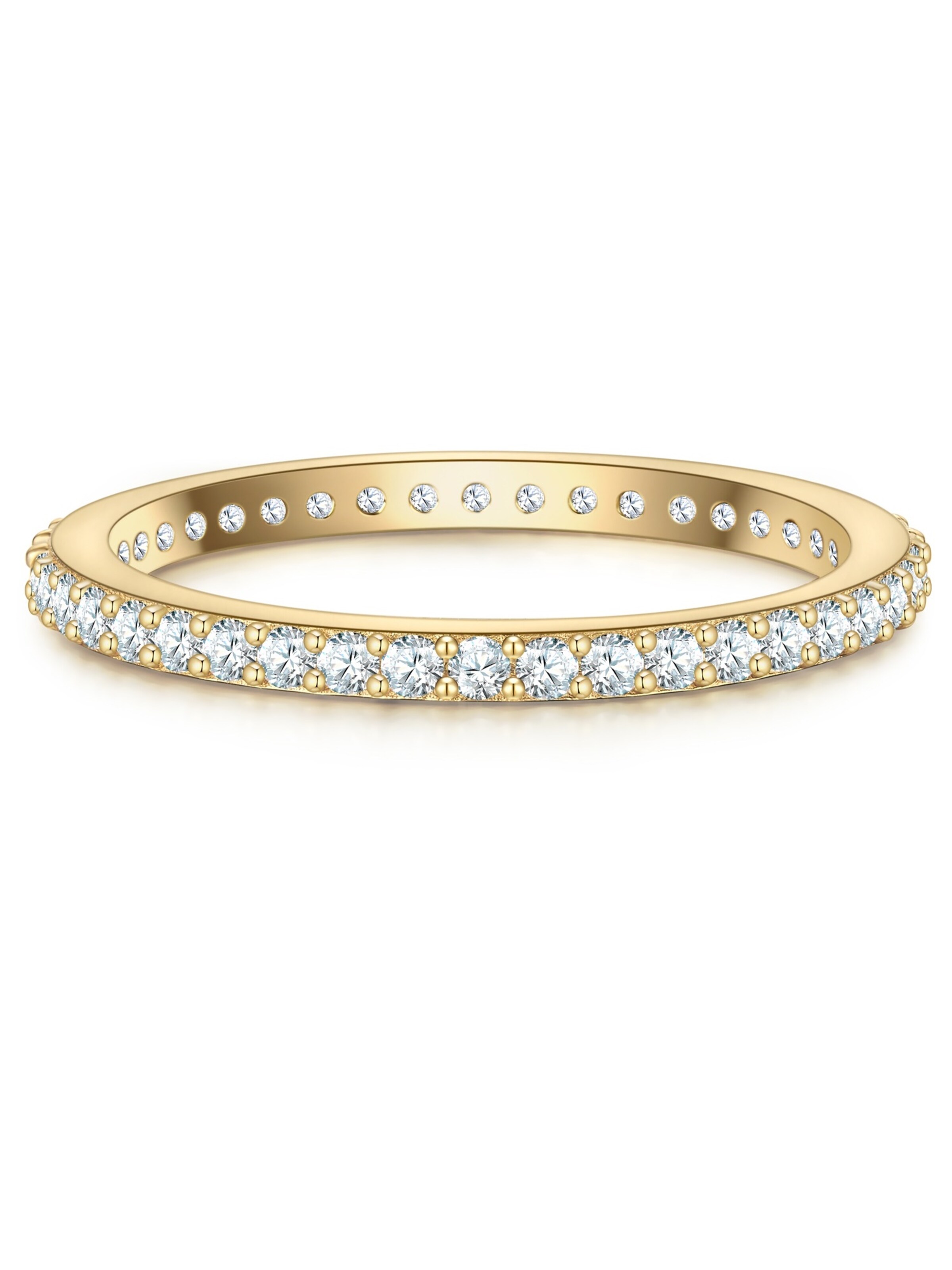 Glanzstücke München Anillo en dorado / transparente, Vista del producto