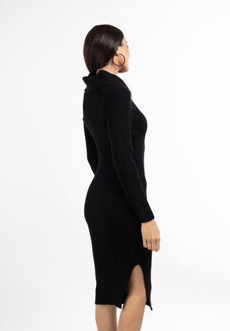 faina Knit dress in Black
