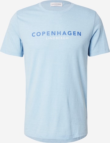 Lindbergh Тениска 'Copenhagen' в синьо: отпред