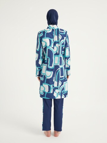 Riva Mera by Marina High neck Badpakjurk 'Riva Mera by Marina' in Blauw