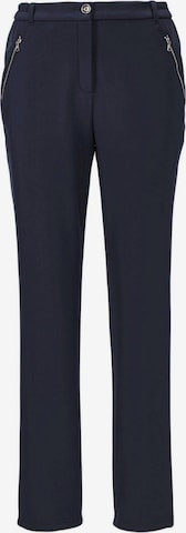 Goldner Hose 'CARLA' in Blau: Vorderseite