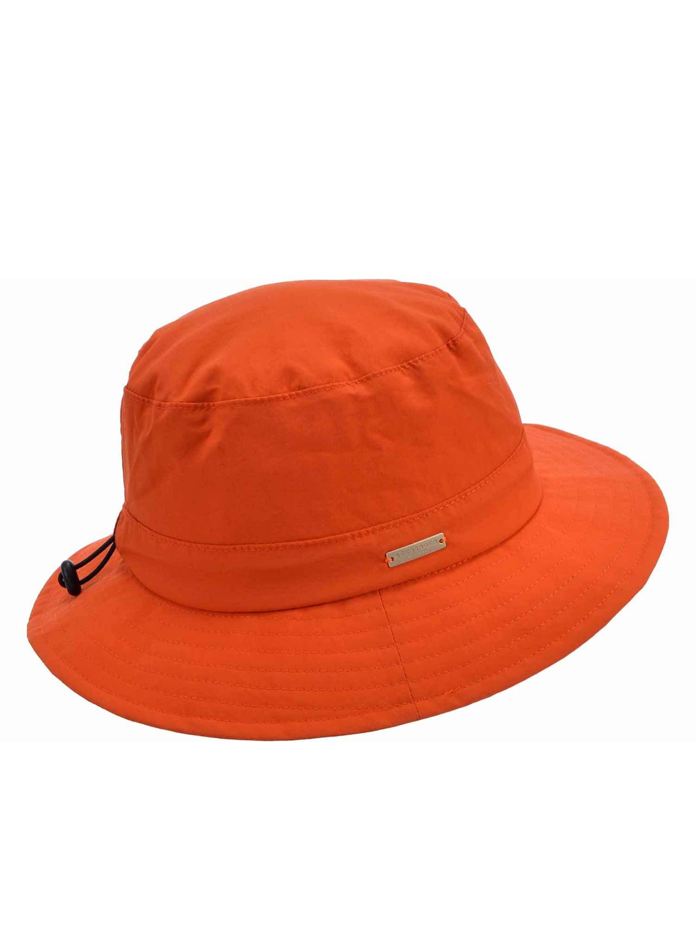 Seeberger Hat 'Hut' in Orange: front