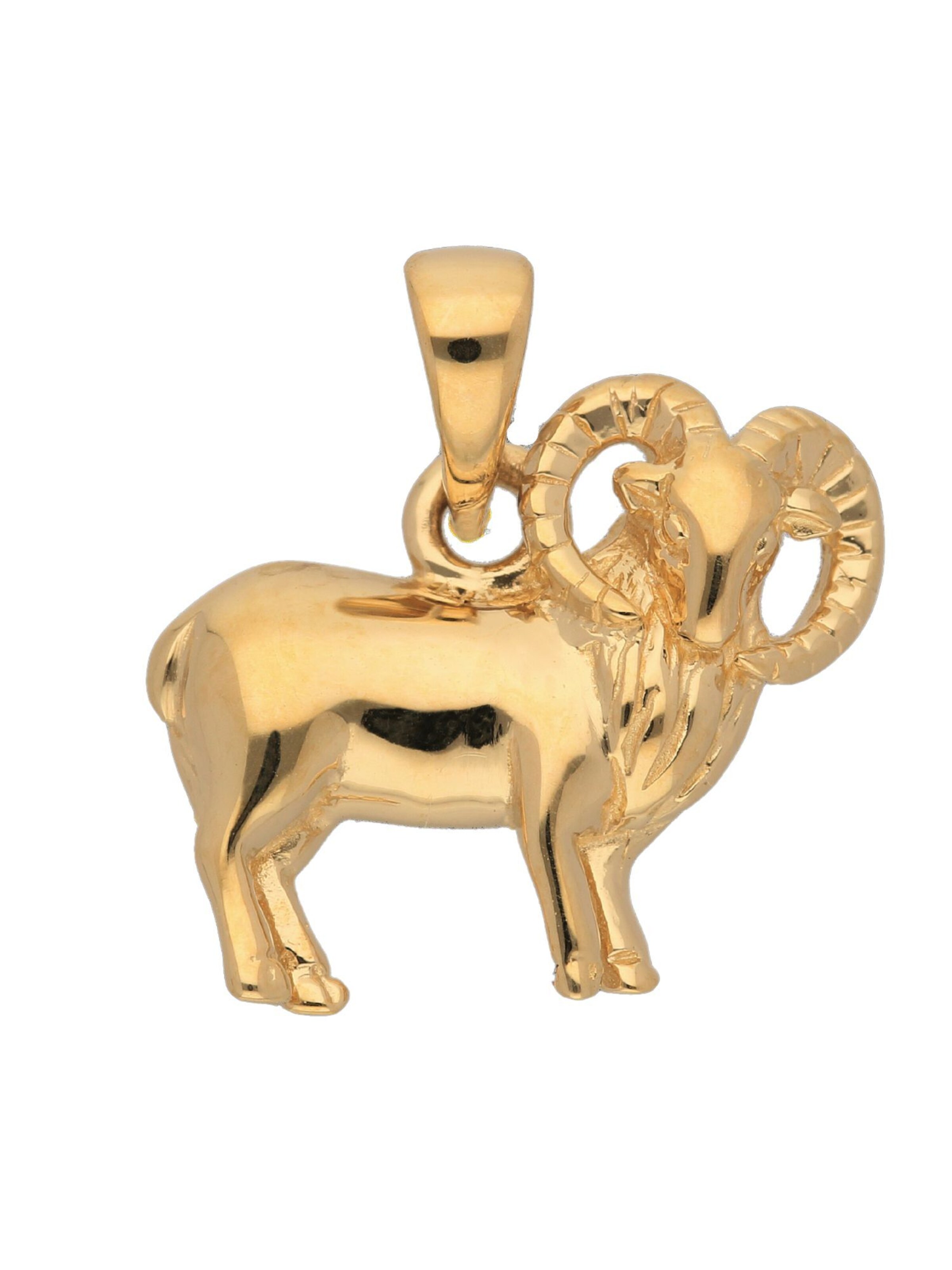 Adelia´s Anhänger 'Widder in Gold: Vorderseite