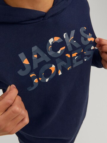 Bluză de molton de la Jack & Jones Junior pe albastru