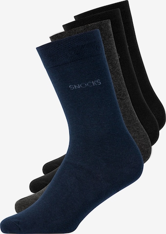SNOCKS Business-Socken in Blau: predná strana
