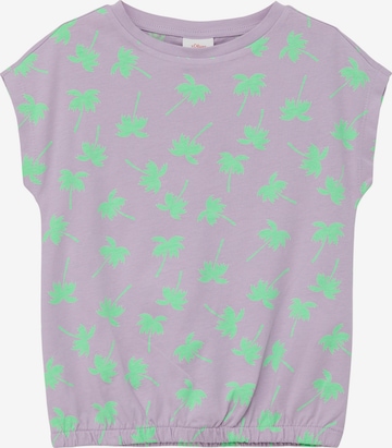 s.Oliver Shirt in Lila: Vorderseite