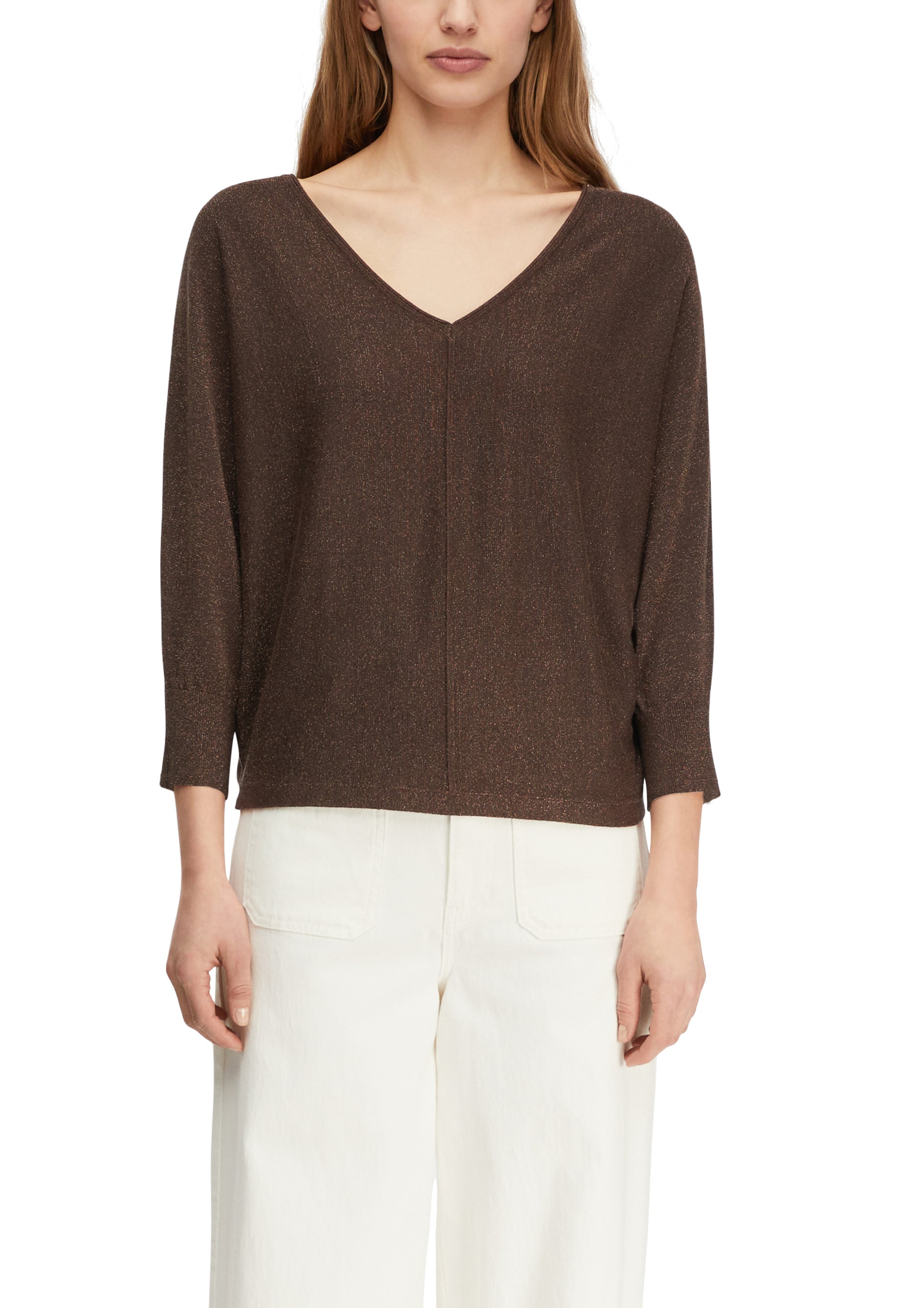 Pull-over COMMA en marron