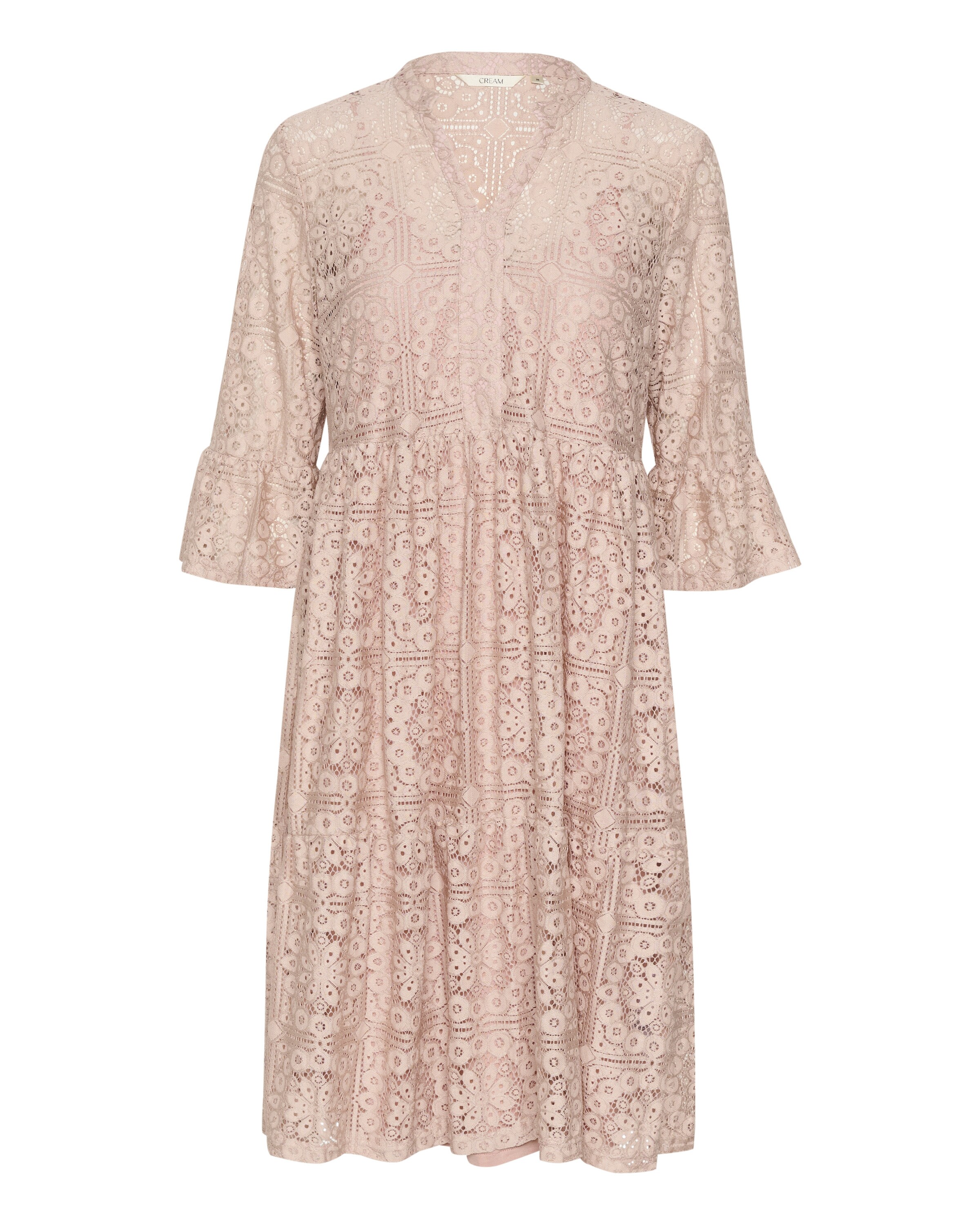 Cream Dress &#x27;Tiley&#x27; in Pink: front