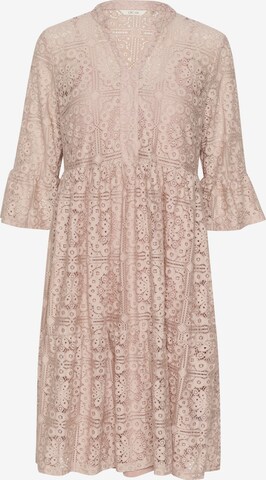 Cream Dress 'Tiley' in Pink: front