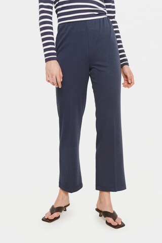 SAINT TROPEZ Regular Broek 'Kaileen' in Blauw: voorkant