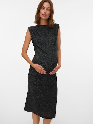 Robe 'MLMINDY' MAMALICIOUS en noir : devant