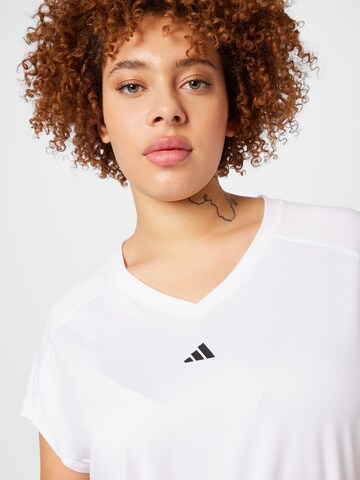 White YOU Shirt \' PERFORMANCE Essentials Minimal Train Performance | ADIDAS ABOUT in \'Aeroready Branding