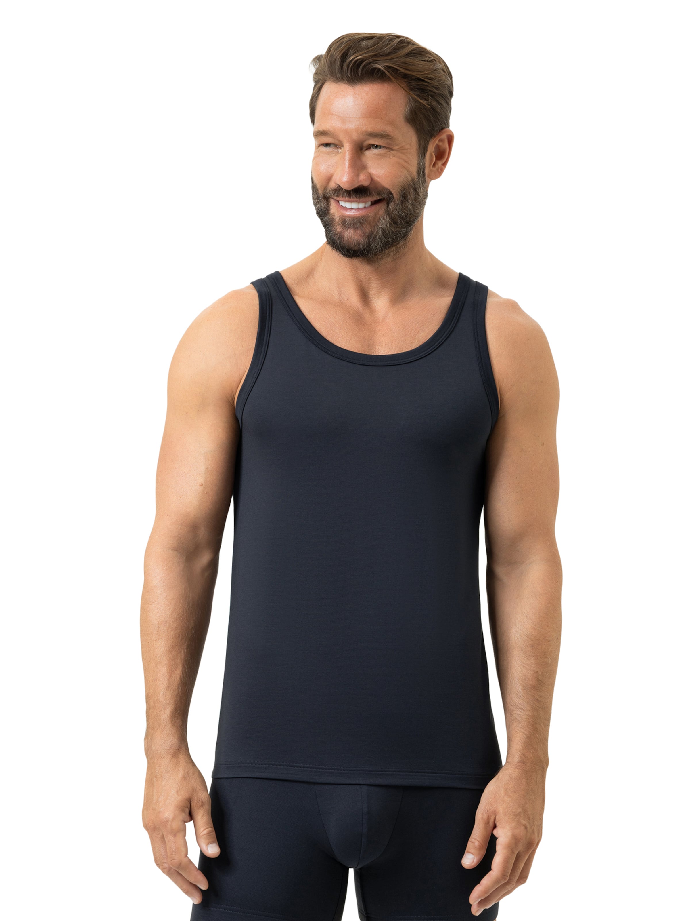 Mey Unterhemd 'Iconic' in Blau: Vorderseite