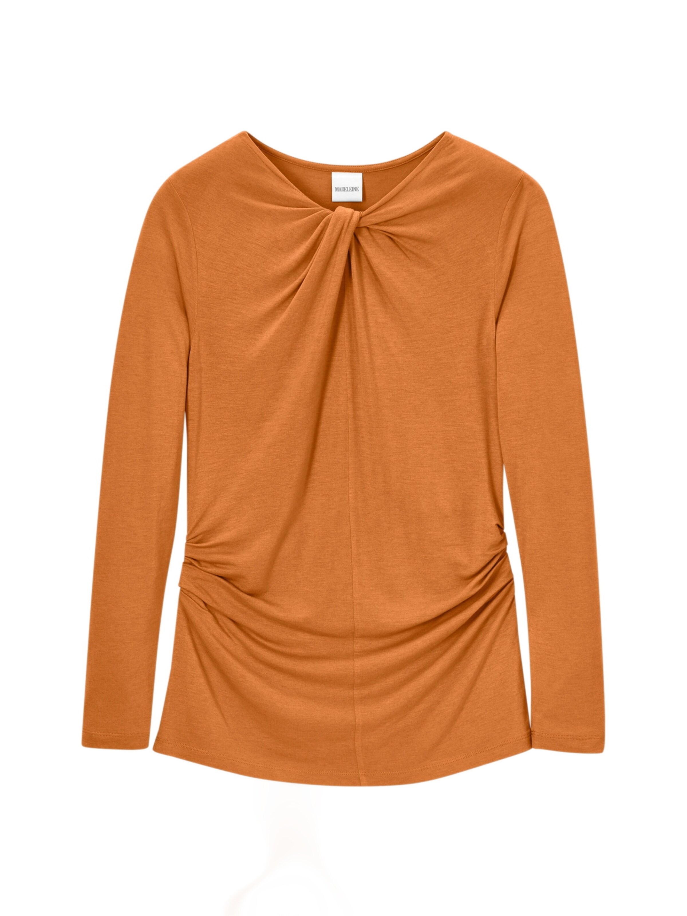 T-shirt MADELEINE en orange : devant