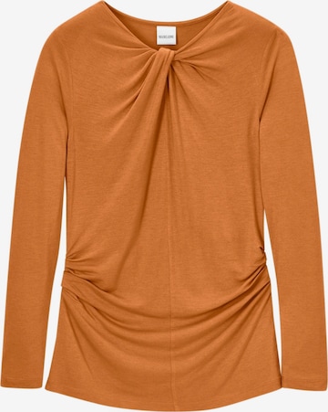T-shirt MADELEINE en orange : devant