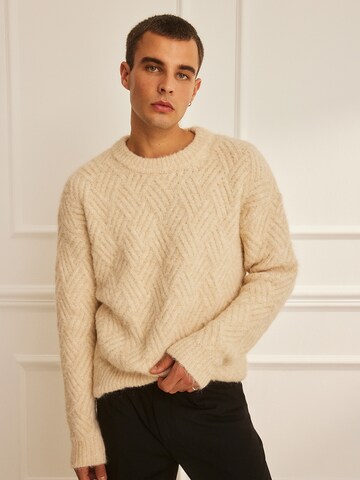 Guido Maria Kretschmer Men Genser i beige: forside