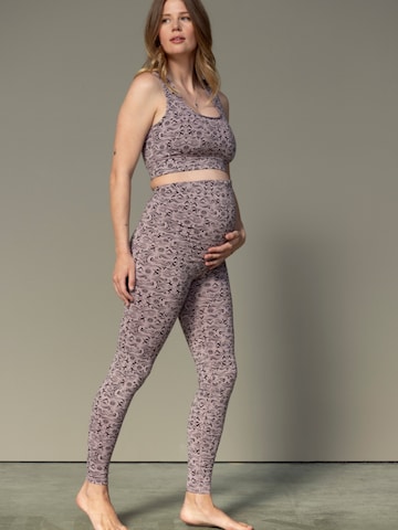 Hey Honey - Skinny Leggings 'Maternity' en rosa: frente
