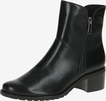 Bottines CAPRICE en noir : devant