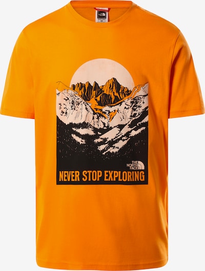 narancs THE NORTH FACE Póló 'NATURAL WONDERS', Termék nézet