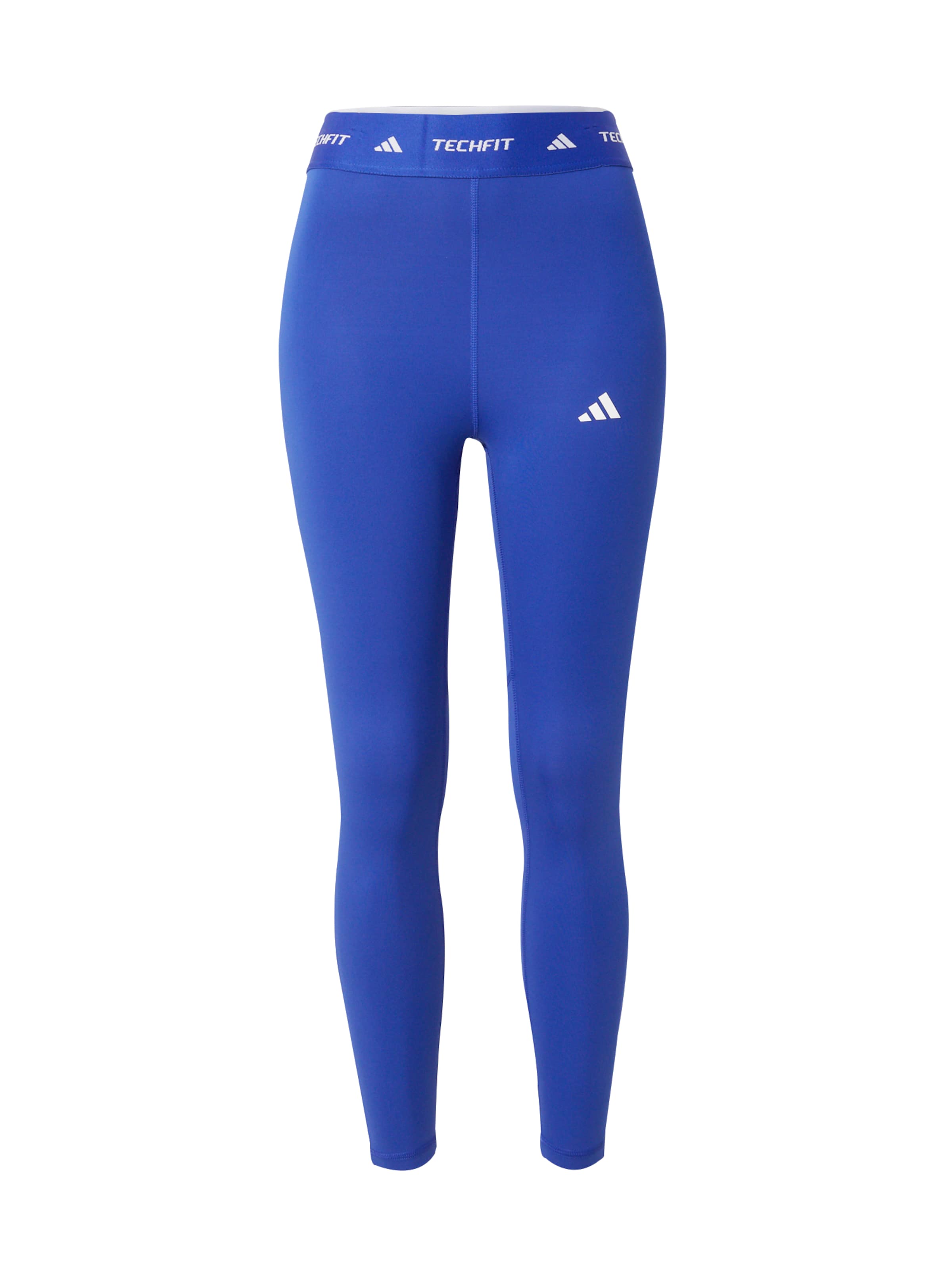 ADIDAS PERFORMANCE Workout Pants in Blue: front