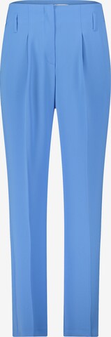 Betty & Co Loose fit Pleat-Front Pants in Blue: front