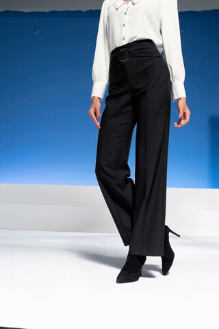 heine Wide Leg Hose in Schwarz
