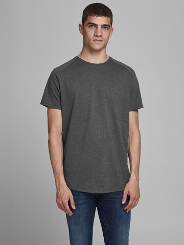 JACK & JONES Regular fit Тениска в сиво: отпред