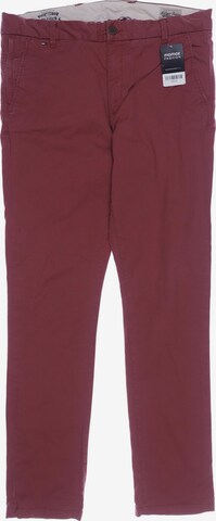 Tommy Jeans Pants in 36 in Red: front