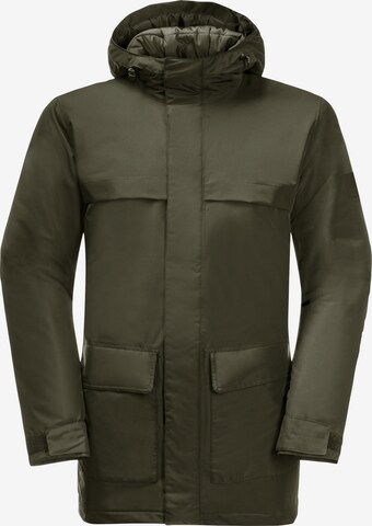 JACK WOLFSKIN Outdoorjas 'Winterlager' in Groen: voorkant