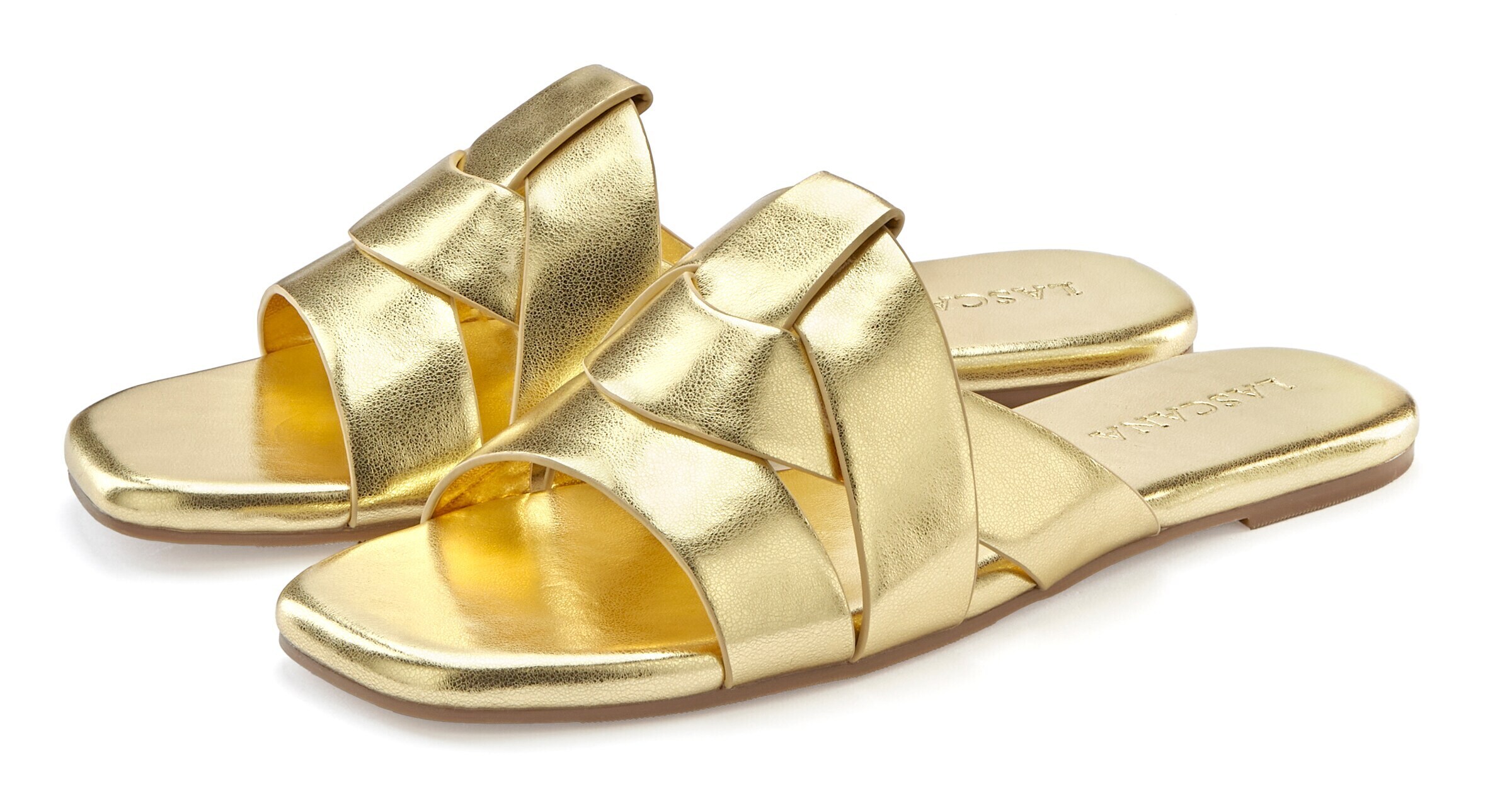 LASCANA Pantolette in Gold