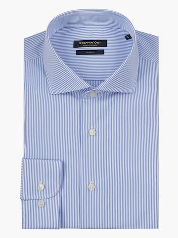 Coupe slim Chemise Steppin' out en bleu
