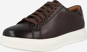 Baskets basses 'Goswell' CLARKS en marron : devant