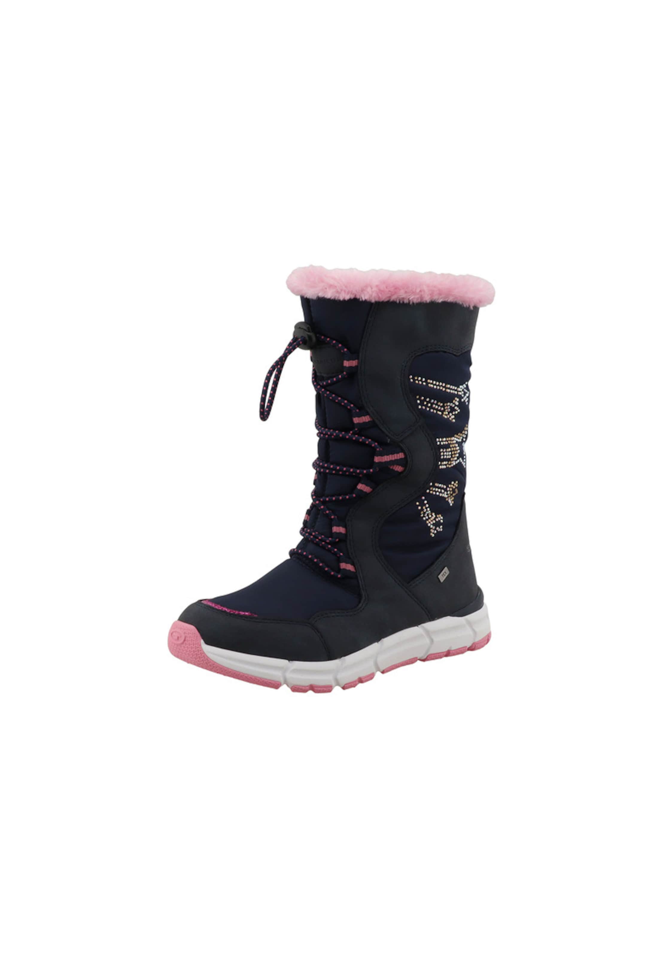 TOM TAILOR Snowboots in Blauw: voorkant
