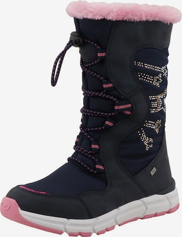 Bottes de neige TOM TAILOR en noir : devant