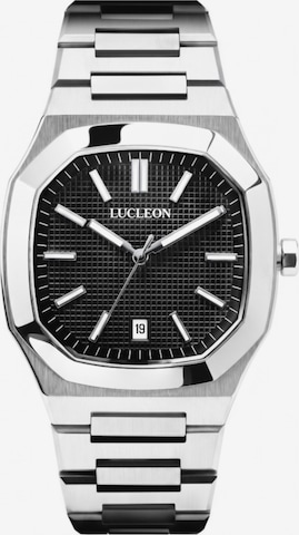 Lucleon Analog Watch 'Vector' in Black: front