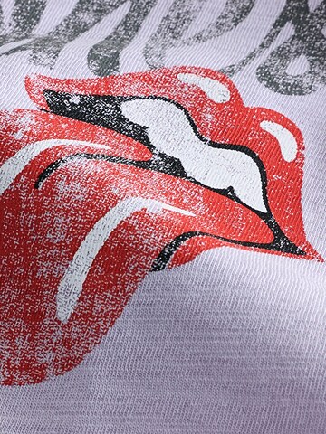 Next T-Shirt 'The Rolling Stones' in Lila