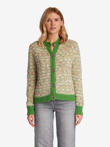 Cardigan Rich & Royal en vert : devant