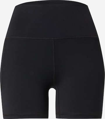 UNDER ARMOUR Skinny Workout Pants 'Meridian Middy' in Black: front