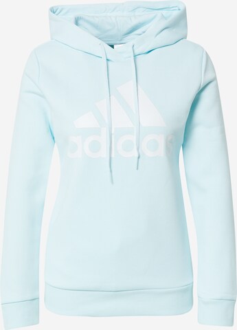 ADIDAS SPORTSWEAR - Camiseta deportiva 'Essentials Logo Fleece' en azul: frente