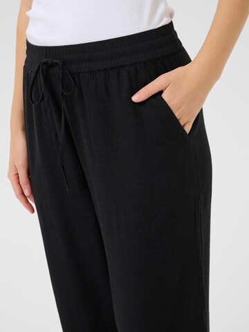 Wide leg Pantaloni 'KAmilia' di Kaffe in nero
