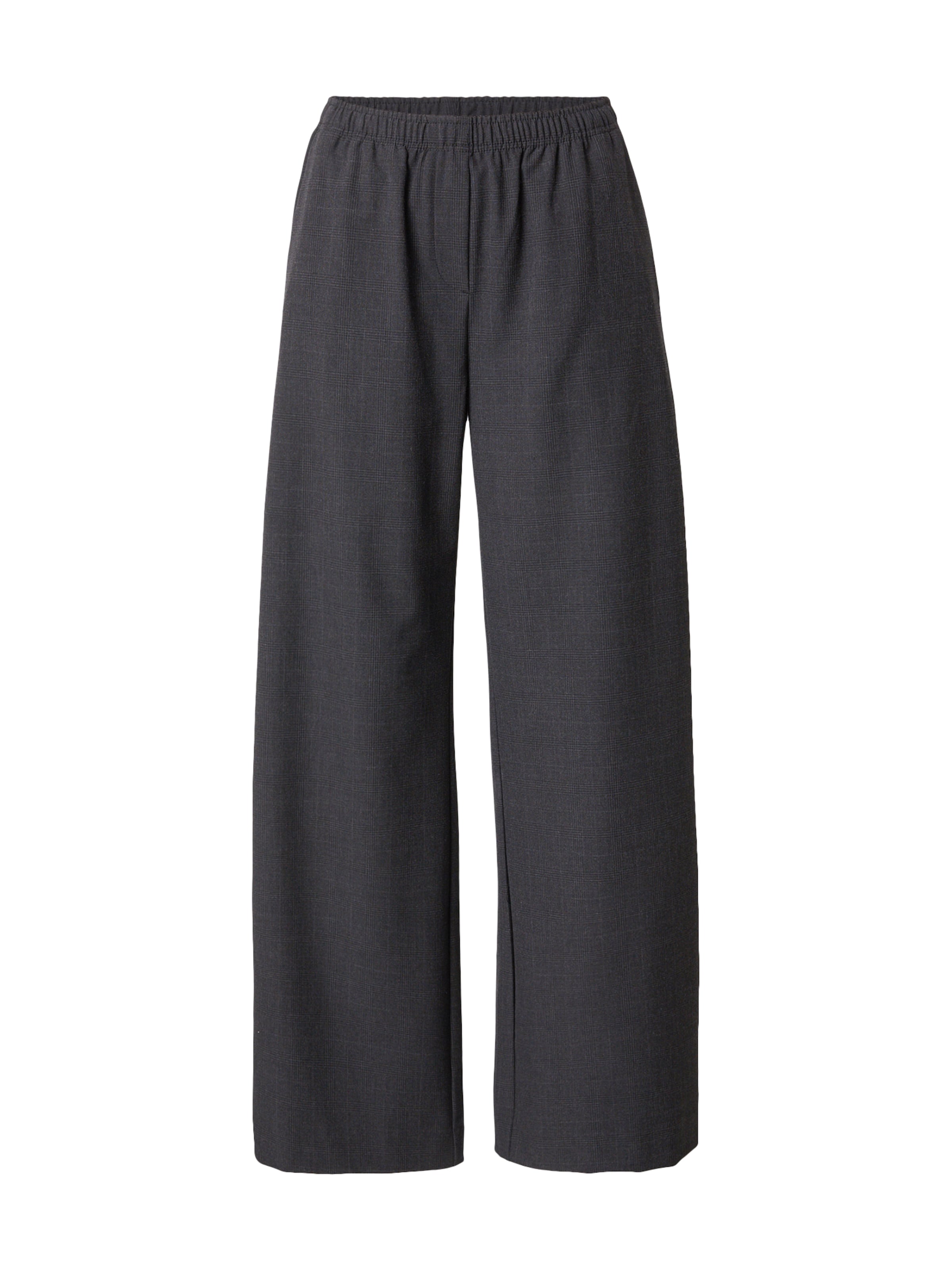 WEEKDAY Wide leg Pants 'Kelly' in Black: front