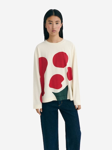 Thinking MU T-shirt i beige: framsida