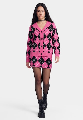 myMo ROCKS Knit Cardigan 'Rock' in Pink