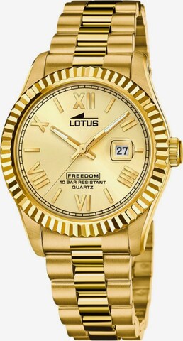 Lotus Analoog horloge 'Date watch Freedom' in Goud: voorkant