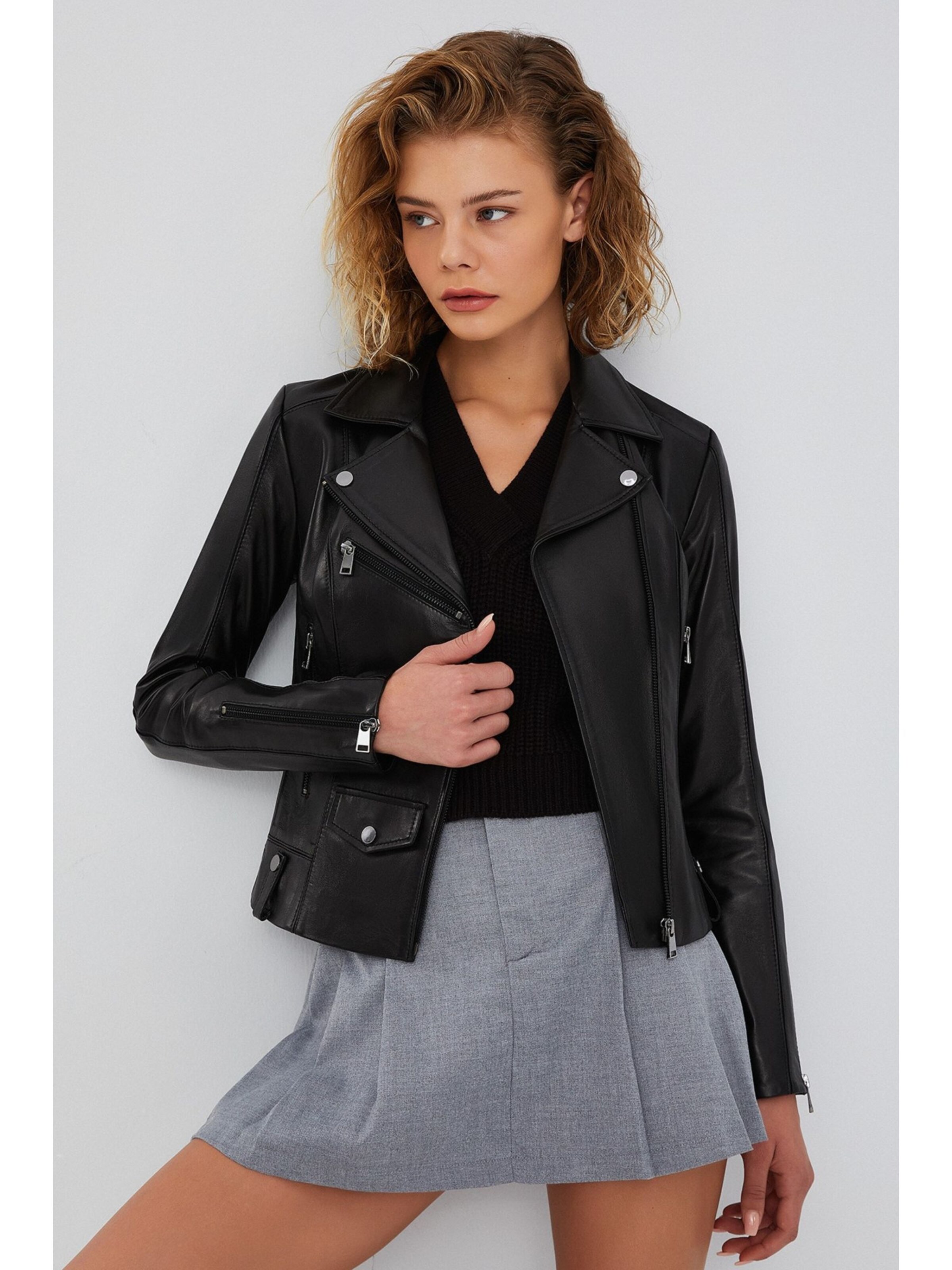 Derimod Between-season jacket 'Genuine' in Black