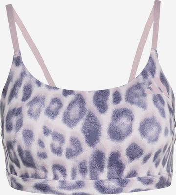 ADIDAS PERFORMANCEBustier Sportski grudnjak 'OPT' - ljubičasta boja: prednji dio