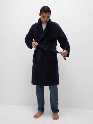 Marks & Spencer Bathrobe long in Blue: front