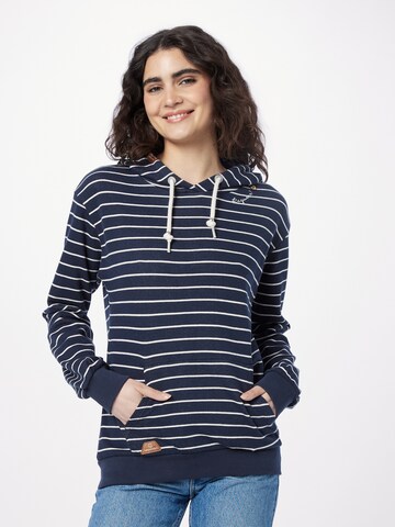 Sweat-shirt 'HAPPIER' Ragwear en bleu : devant