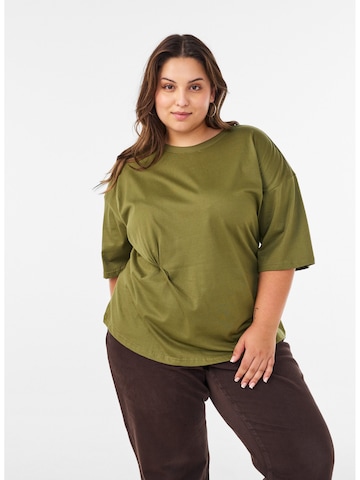 Zizzi - Camiseta 'MBILLE H' en verde: frente